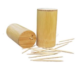 Bamboo Toothpick Box